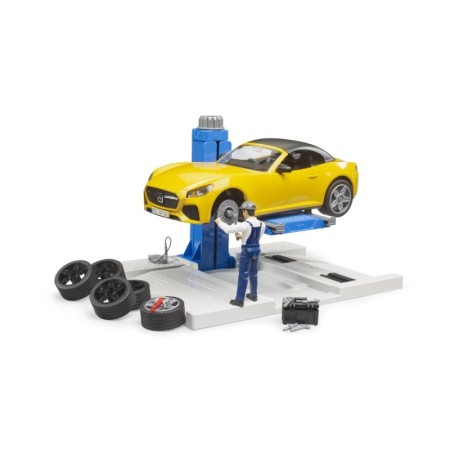 Bruder Service auto cu decapotabila sport Bruder - 1